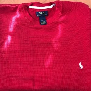 Polo long sleeve thermal shirt